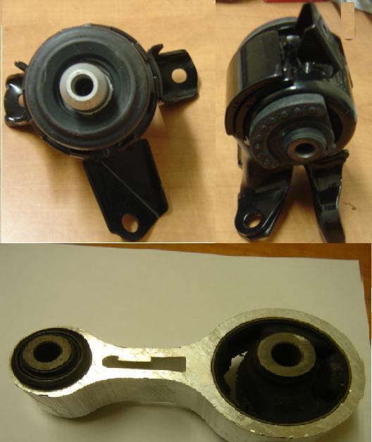 MAZDA 6 2002-08 ENGINE MOUNTING FRONT REAR LEFT RIGHT FULL SET 3 