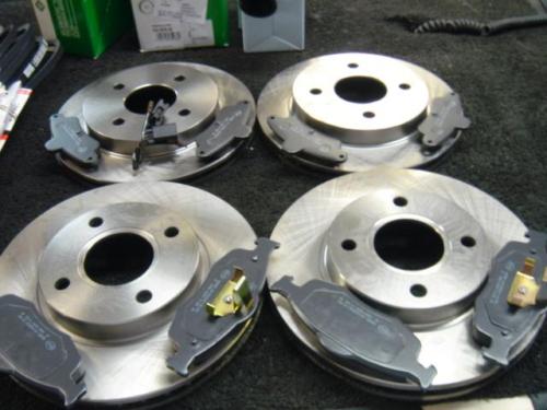 FORD MONDEO ST200 V6 FRONT & REAR BRAKE DISCS & PADS