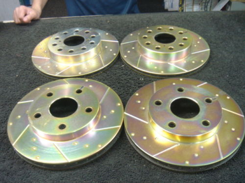 MR2 MK2 REV1 FRONT REAR DIMPLED GROOVED BRAKE DISC