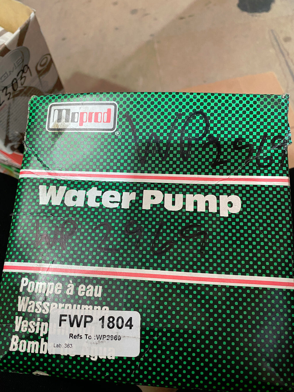 1 X WATER PUMP FOR DAIHATASU FOURTRAK ROCKY RUGGER WILDCAT 2.8 FWP1804