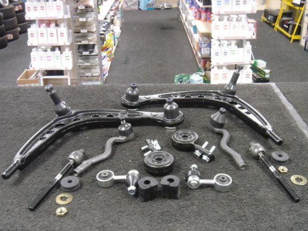 BMW 316 318 320 325 328 E36 WISHBONE ARM KIT BALL JOINT LINK BUSH TRACK ROD  