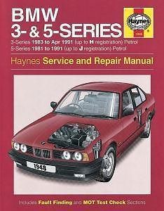 HAYNES BMW 3 & 5 SERIES PETROL SERVING AND REPAIR MANUAL 