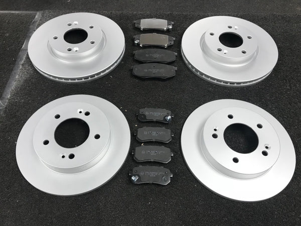 FOR HYUNDAI i20 1.4 + 1.4 CRDi 2014 on BRAKE DISC BRAKE PADS FRONT REAR FULL SET