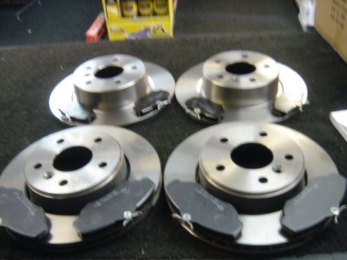 RANGE ROVER 94 ONWARD FRONT & REAR BRAKE DISCS & PADS  