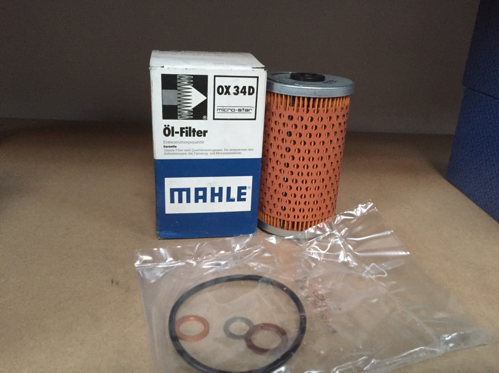 MAHLE OX 34D OIL  FILTER 