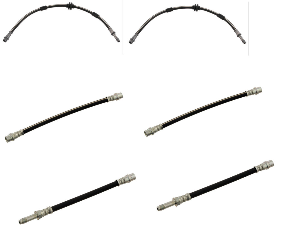 VW TRANSPORTER T32 TDI KOMBI (MK5 FL (T5 GP))  BRAKE FLEXY HOSE FRONT REAR SET