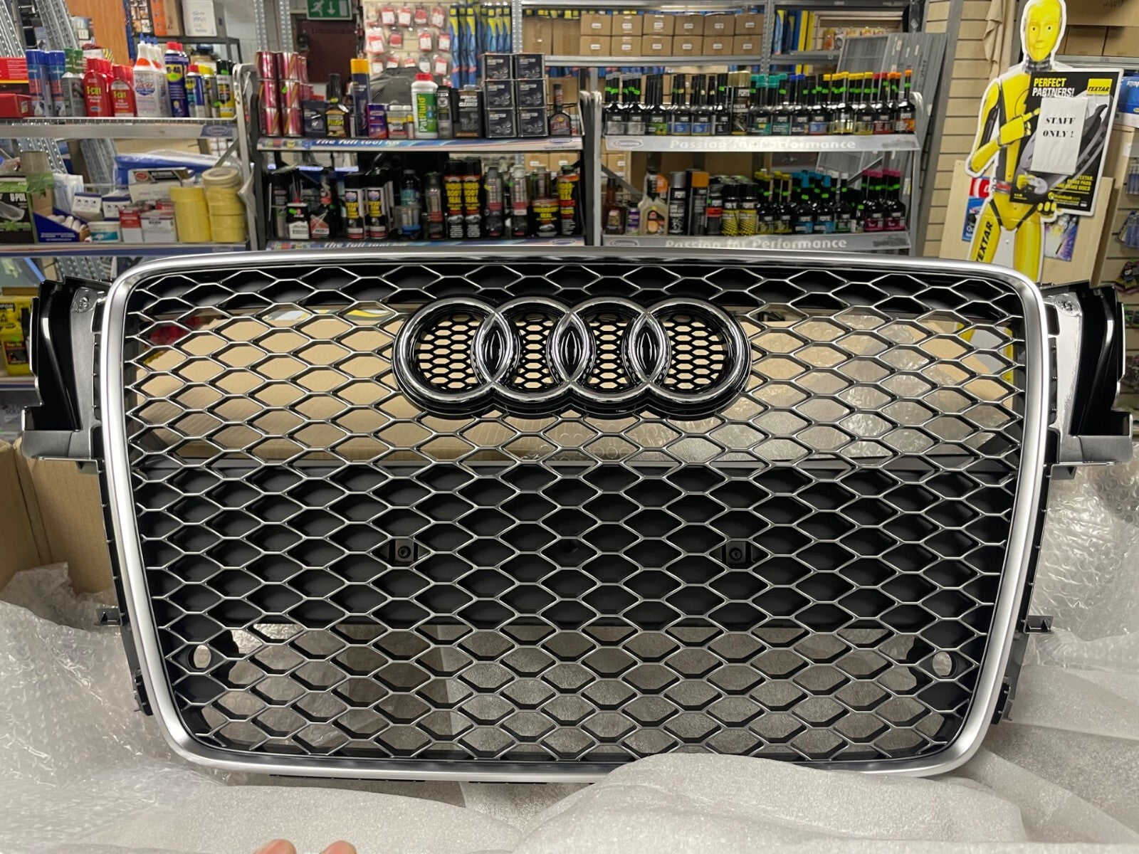 GENUINE AUDI A5 S5 RS5 2010-16 FRONT GRILL 8T0853651DMOJ GUN METAL ALUMINIUM NEW