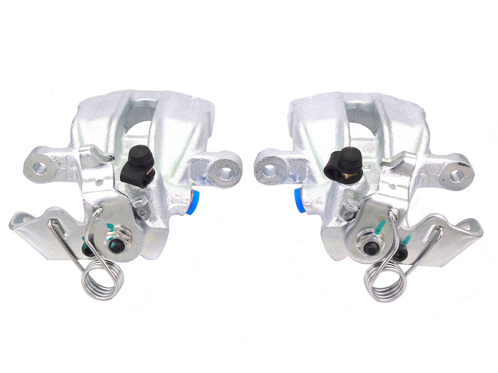 2 REAR BRAKE CALIPER +SLIDER PINS LH RH PEUGEOT 405 Mi16