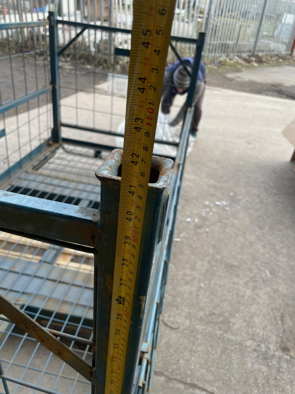 INDUSTRIAL HEAVY DUTY PALLET FORKLIFT CAGE STILLAGE TRANSPORT STORAGE 2280X1050