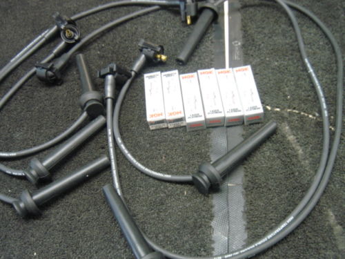 FORD MONDEO  COUGER 2.5 V6  6 X NGK SPARK PLUGS + LEADS