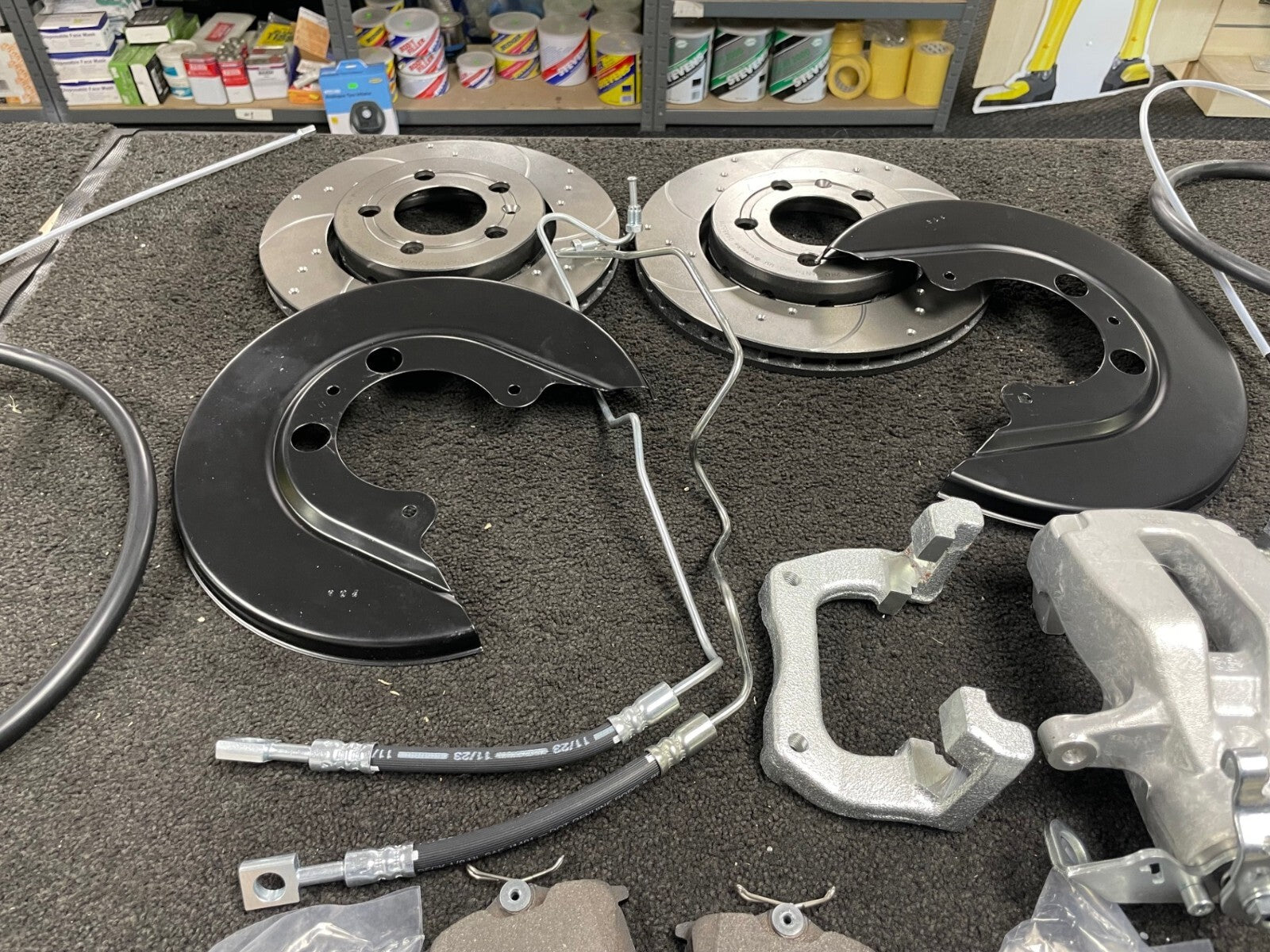 POLO 9N 6R FABIA 6Y 6J  IBIZA 5L 6J REAR BRAKE DRUM VENTED DISC CONVERSION 256M