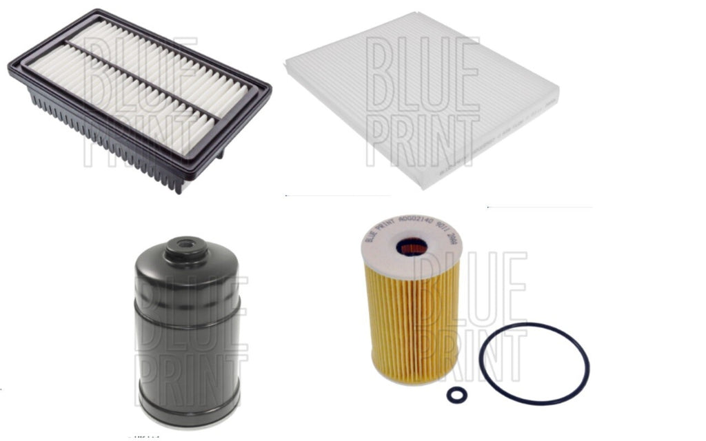 FOR KIA  OPTIMA 1.7CRDi OIL FILTER AIR FILTER DIESEL FUEL FILTER SERVICE KIT 