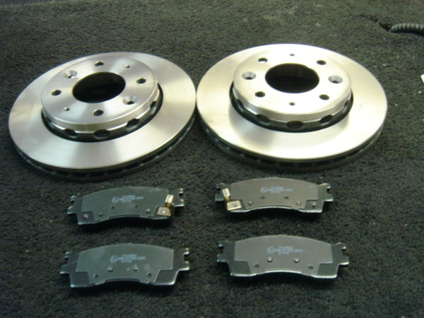 FOR KIA CARENS CLARUS 1.8 2.0 FRONT BRAKE DISCS BRAKE PADS 