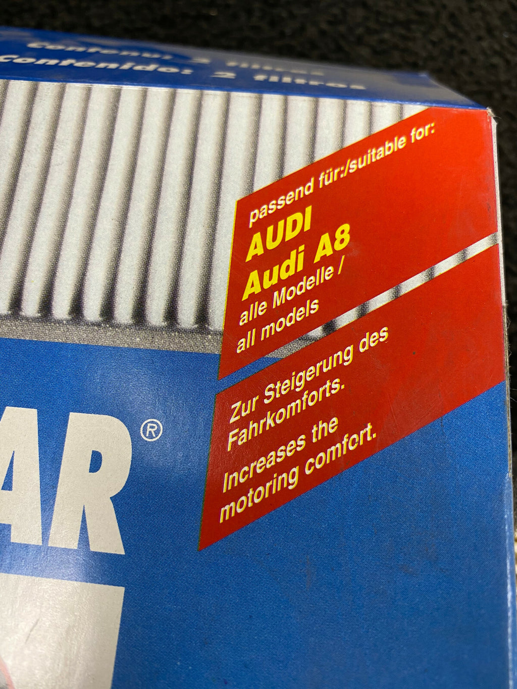 GENUINE MAHLE CABIN POLLEN FILTER PAIR AUDI A8 QUATTRO D2 2.8 3.7 S8 4.2 1994-03