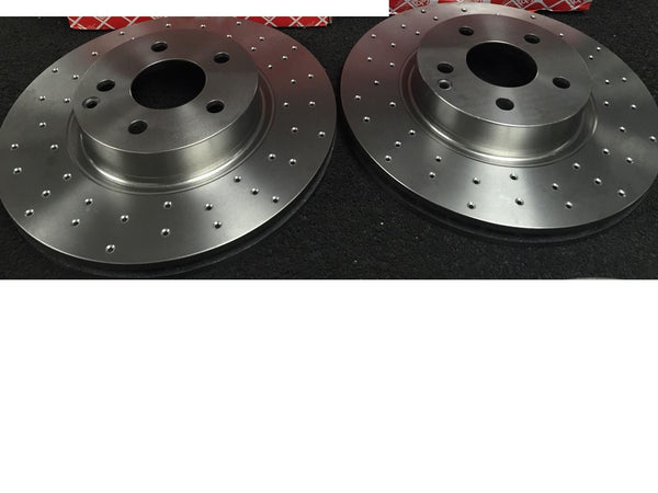 BMW 635D 650 M E63 E64 SPORT MSPORT CROSS DRILLED BRAKE DISC 348MM 34116779467