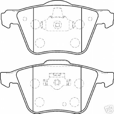VAUXHALL VECTRA 2002>  3.0 2.0T BRAKE DISC PADS MINTEX