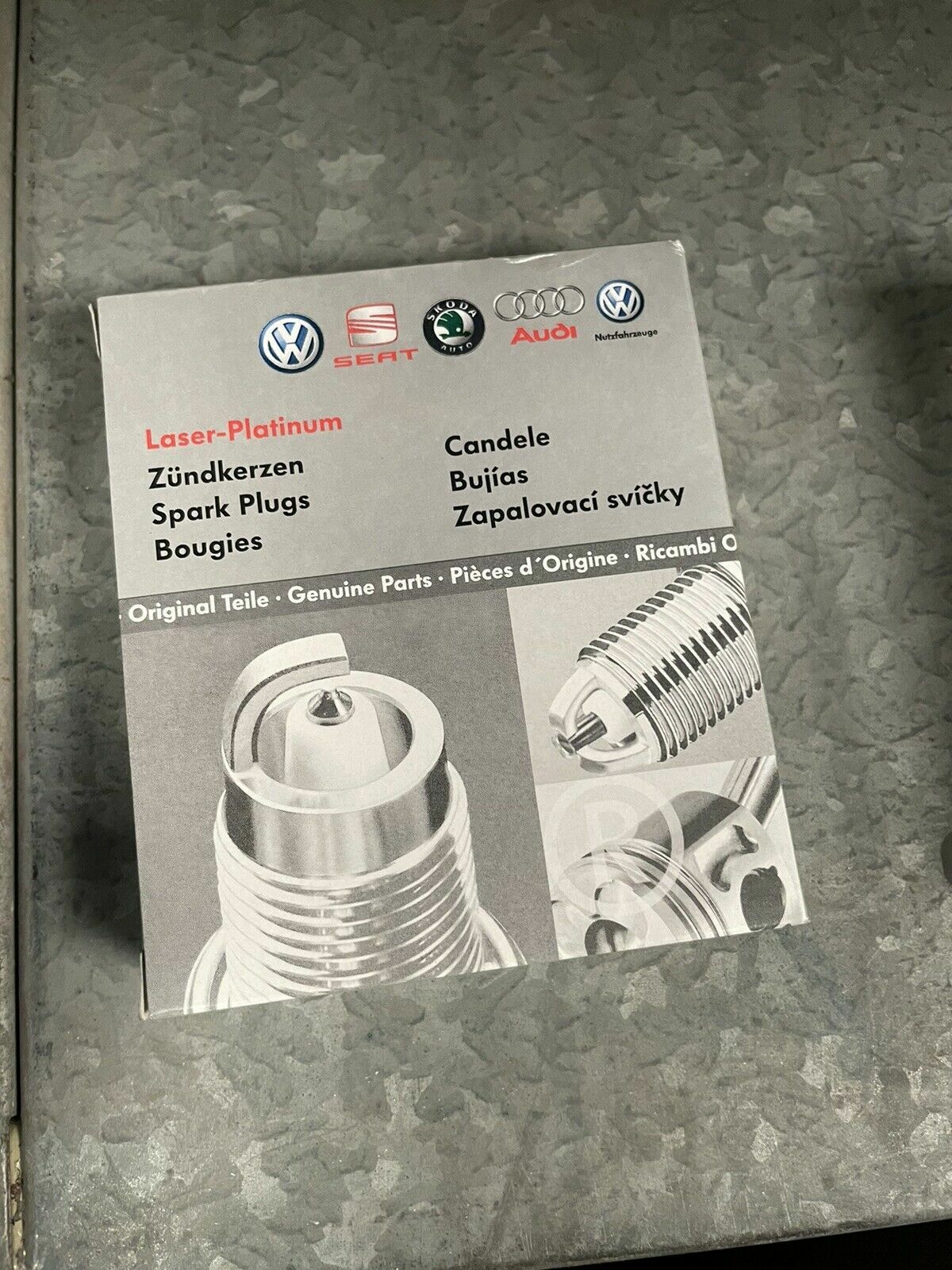 4 GENUINE LONGLIFE SPARK PLUG PFR7S8EG 06H905601A  AUDI S3 Q3 TT TFSi QUATTRO 