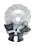 AUDI R8 RS4 RS5 2008ON FRONT WAVEY BRAKE DISC BRAKE PADS 365X34
