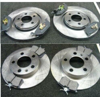 FOR VOLKSWAGEN TIGUAN SPORT TDI BRAKE DISC FRONT REAR & PADS 312+286MM