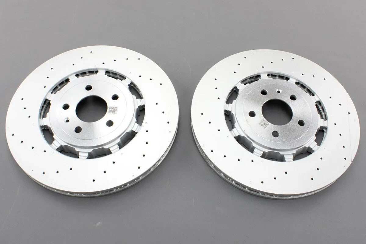 AUDI RS6 RS7 RSQ8 2020 ONWARDS REAR BRAKE DISCS (PAIR) 4K0615601A GENUINE