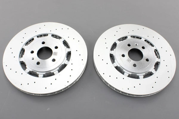 AUDI RS6 RS7 RSQ8 2020 ONWARDS REAR BRAKE DISCS (PAIR) 4K0615601A GENUINE