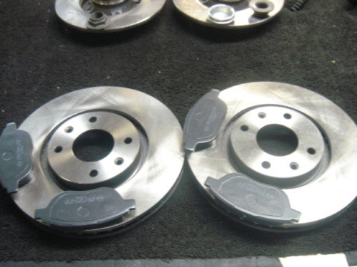 PEUGEOT 207 1.6 1.6HDI SW BRAKE DISC BRAKE PADS FRONT BRAKE DISCS PADS 266MM 