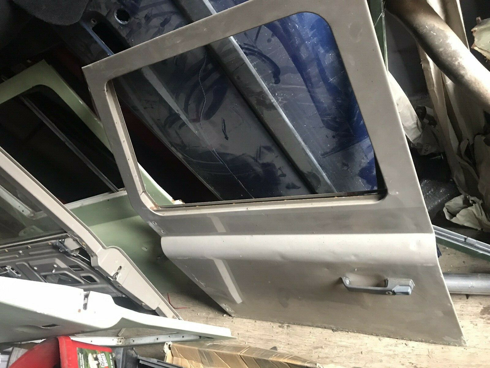 DEFENDER 90 110 TDI TD5 PASSENGER SIDE FRONT DOOR COMPLETE + GLASS USED MINT