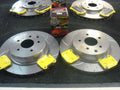 FOR NISSAN 350Z  BRAKE DISC DIMPLED GROOVED PERFOMANCE PADS  REAR
