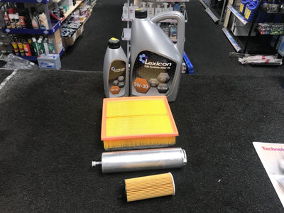 BMW 3 SERIES F30 318D 320D SERVICE KIT OIL AIR FUEL FILTER + 6L  OIL 2011 - 2015