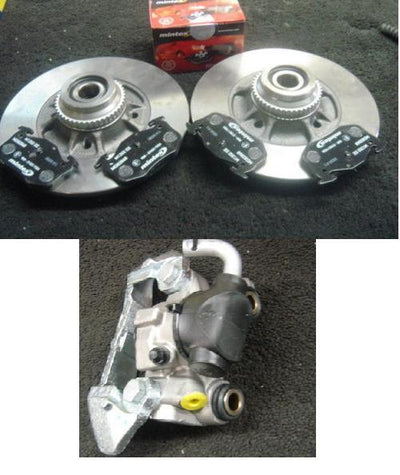 RENAULT CLIO SPORT 172  REAR BRAKE DISCS BEARING ABS RING 1 REAR CALIPER