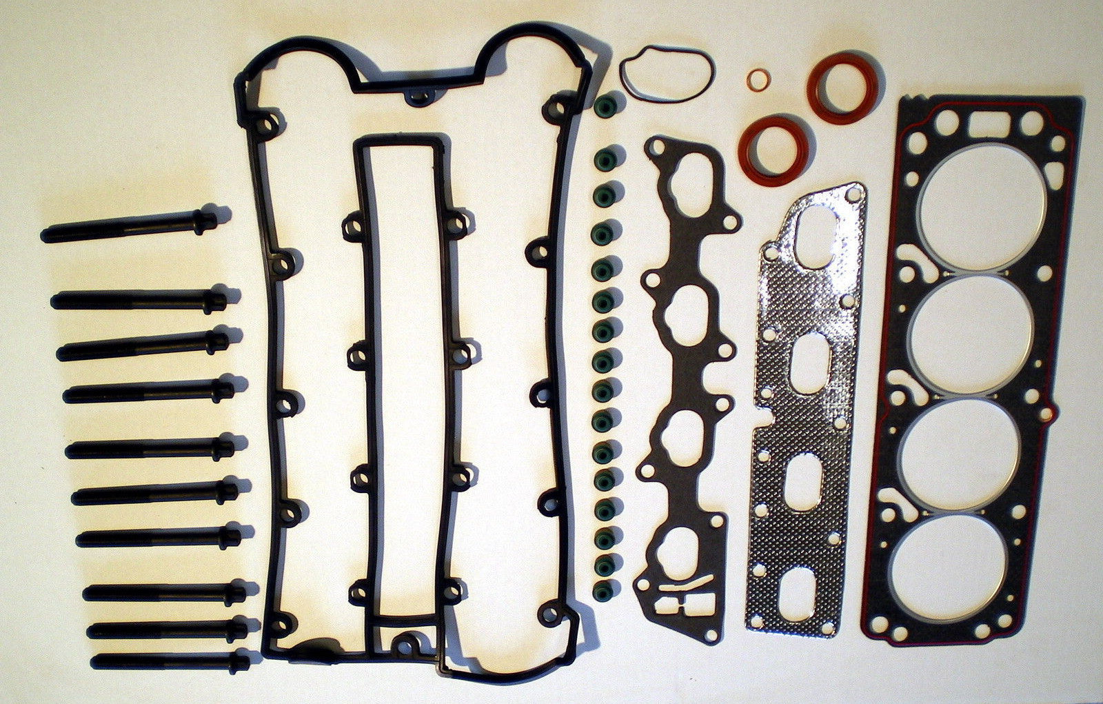 FOR VAUXHALL OPEL ASTRA CALIBRA VECTRA 2.0i 16V HEAD GASKET SET + HEAD BOLT SET