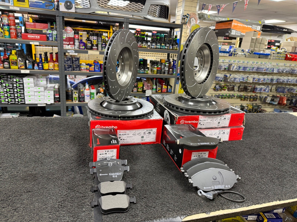 GOLF GTI CLUBSPORT EDITION 40 DSG (MK7 (A7) BRAKE DISCS BREMBO DRILLED GROOVED