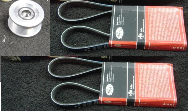 FOR NISSAN NAVARA D40 ALTERNATOR CLUTCH PULLEY FAN BELT BELT POWER STEERING BELT