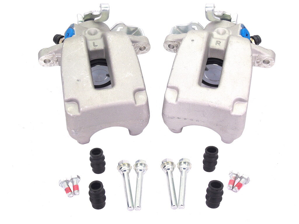 2 REAR BRAKE CALIPER +SLIDER AUDI A3 S3 TT 1.8T V6 IBIZA LEON TOLEDO VENTED DISC