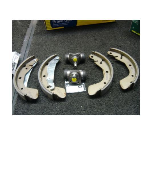 for VAUXHALL  CORSA C 00-06 REAR BRAKE SHOES 2 BRAKE CYLINDERS NEW 