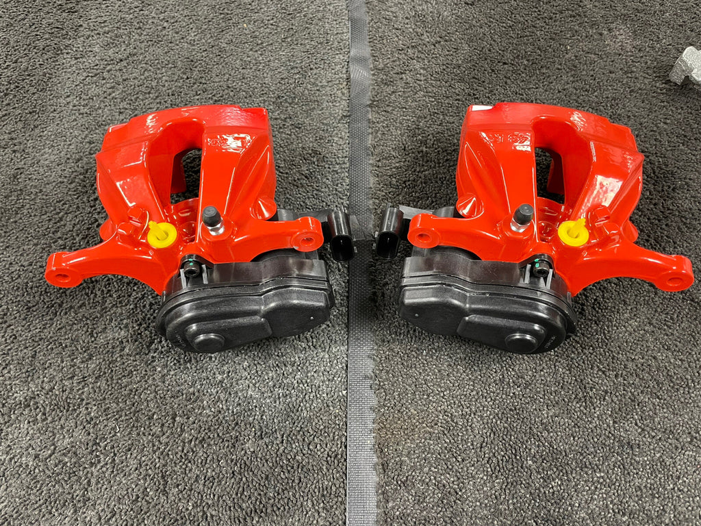 REAR ELECTRIC BRAKE CALIPER BRAKE PADS RANGE ROVER L405 SPORT 2013-ON RED