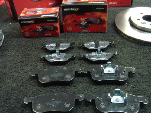 ROVER 75 MG ZT BRAKE PADS MINTEX FRONT REAR & W WIRES 
