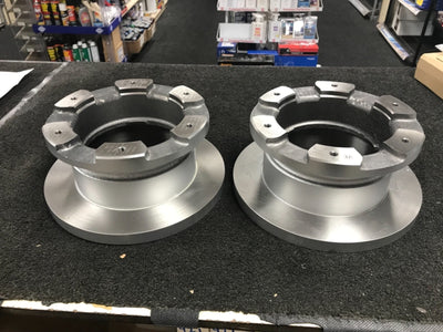 FIT FOR IVECO DAILY 50C17 3.0 2006 TWIN WHEEL MODELS 6 STUD REAR BRAKE DISCS 