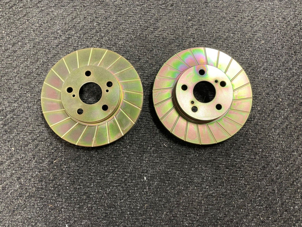 FOR TOYOTA CELICA CARINA E FRONT GROOVED BRAKE DISCS 255MM 43512-20470