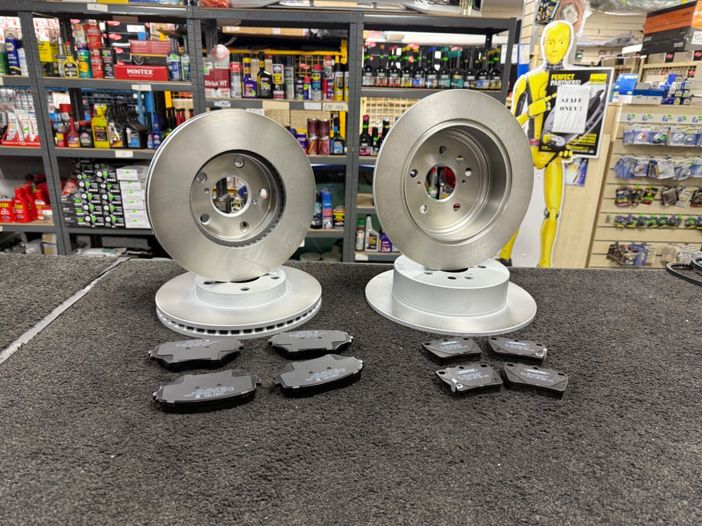 FOR TOYOTA RAV4 VVTI D4D FRONT & REAR  BRAKE DISCS & PADS