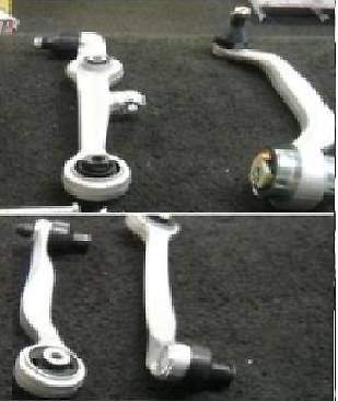 AUDI A4 B7 TDi 04-07 FRONT SUSPENSION DRIVER SIDE UPPER LOWER TRACK CONTROL ARMS