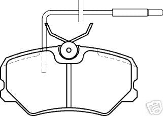 PEUGEOT 306 CABRIOLET BRAKE DISCS PADS 266 1997>