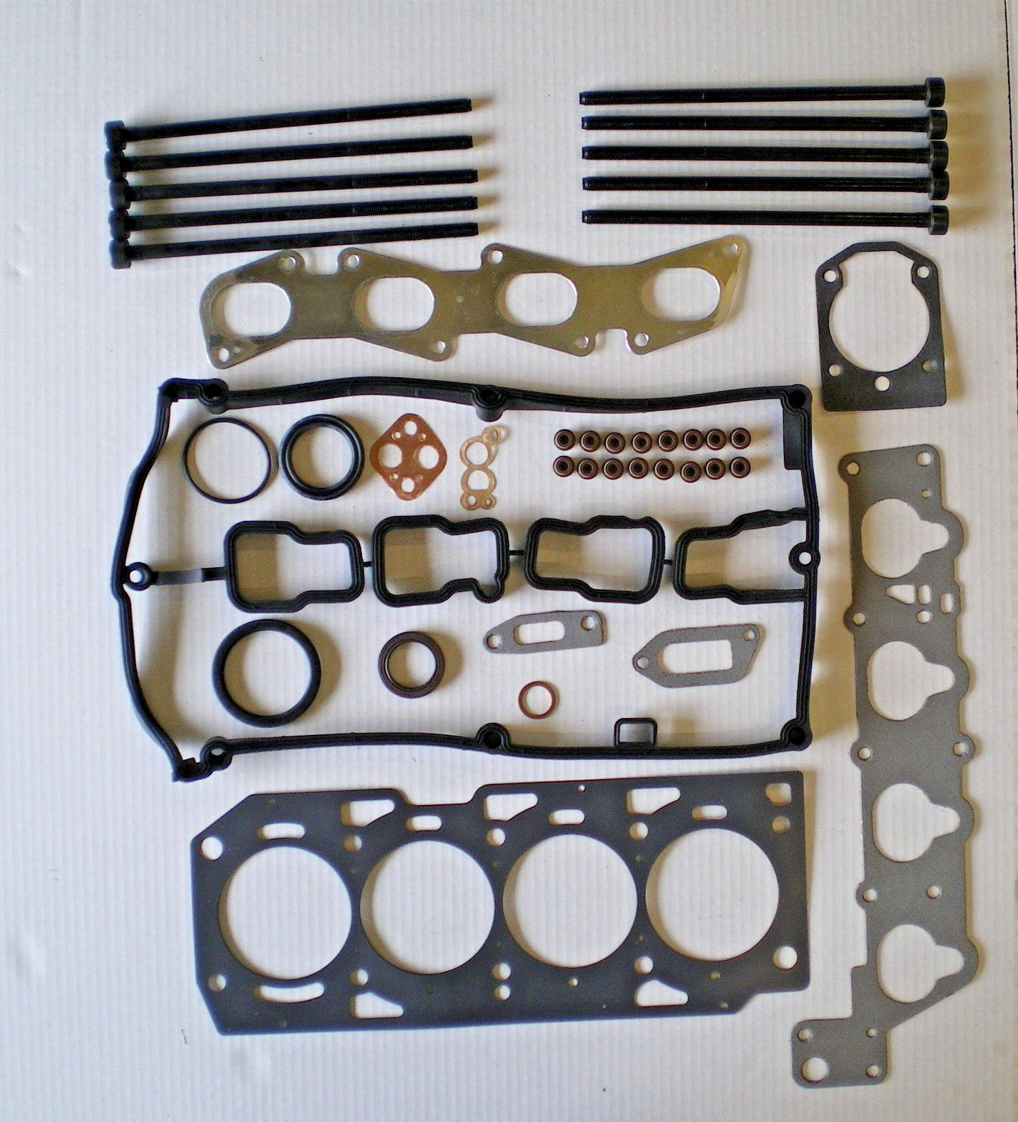 FOR ALFA ROMEO 147 156 166 GT GTV SPIDER 1.8 2.0 HEAD GASKET SET HEAD BOLTS