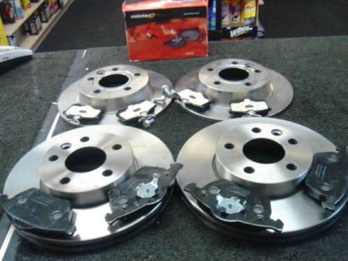 SEAT ALHAMBRA 95-00  BRAKE DISC BRAKE PAD MINTEX FRONT REAR