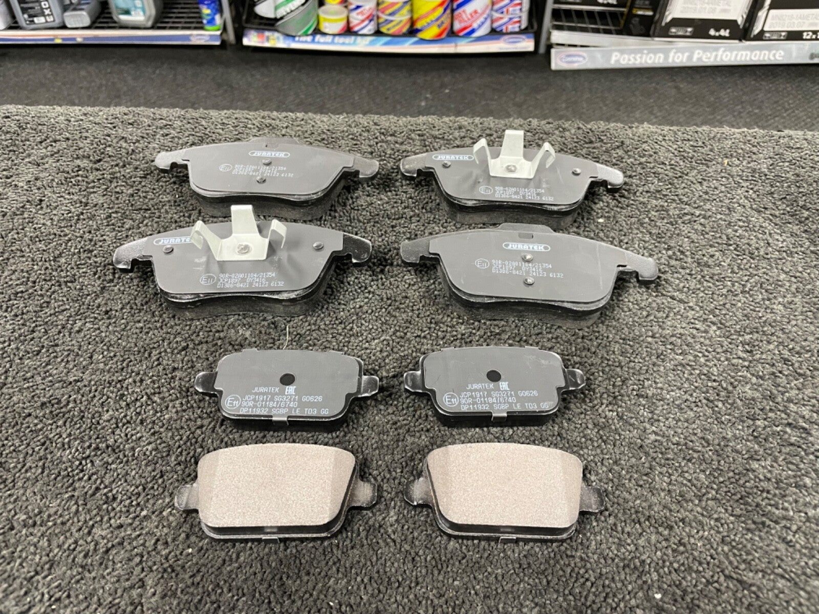 FORD GALAXY  TDCI DIESEL 130BHP 2006-2010 BRAKE PADDS FRONT REAR BRAKE PADS  SET