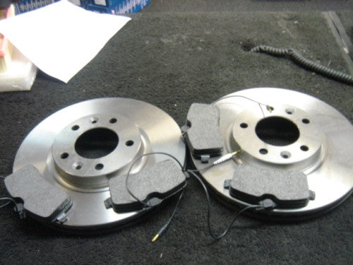PEUGEOT 407 1.6hdi 2.0hdi  BRAKE DISC & PADS FRONT FULL SET CAR PARTS