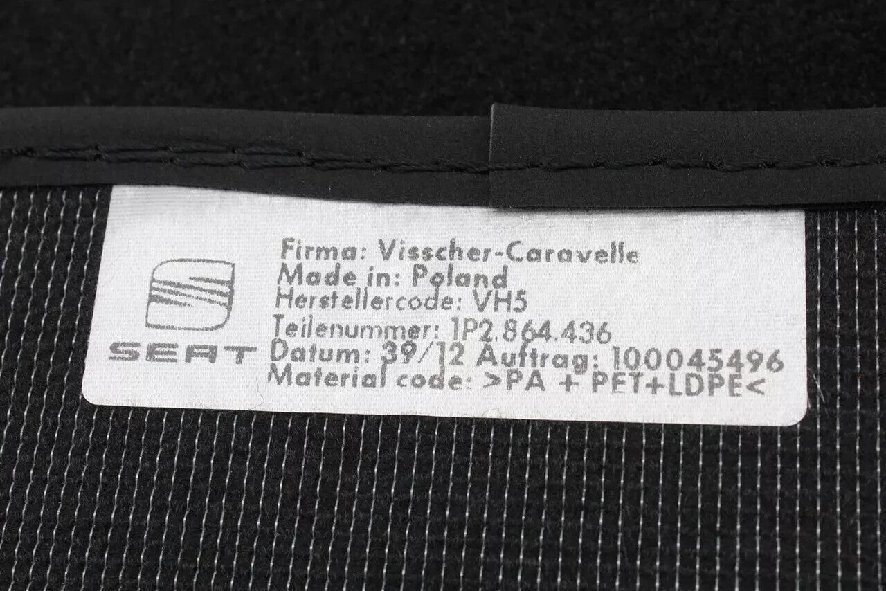 SEAT LEON TDi TSi 2006 -2013 CARPET MATS FRONT REAR GENUINE FULLSET