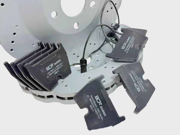 AUDI R8 RS4 RS5 2008ON FRONT WAVEY BRAKE DISC BRAKE PADS 365X34