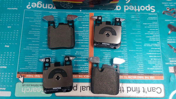 BMW F20 118D 118i F21 F22 F23 F30 318d 318i F31 F32 F34 NEW REAR BRAKE PADS