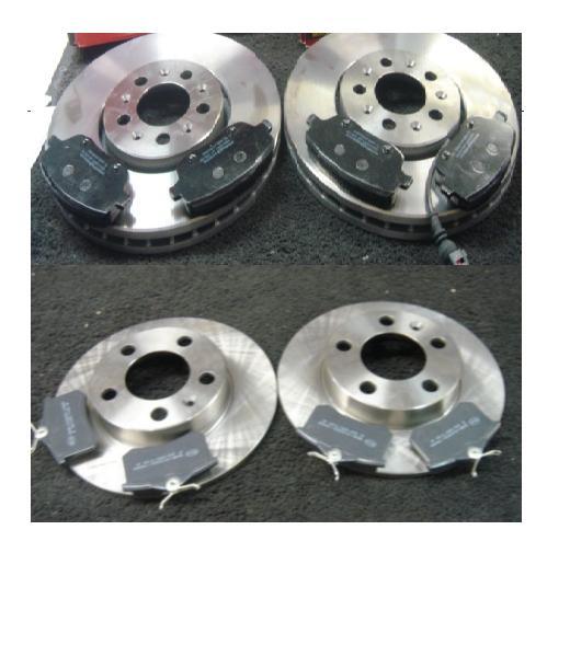 SKOA FABIA 1.9TDI 2.0 VRS FRONT REAR BRAKE DISCS BRAKE PADS 